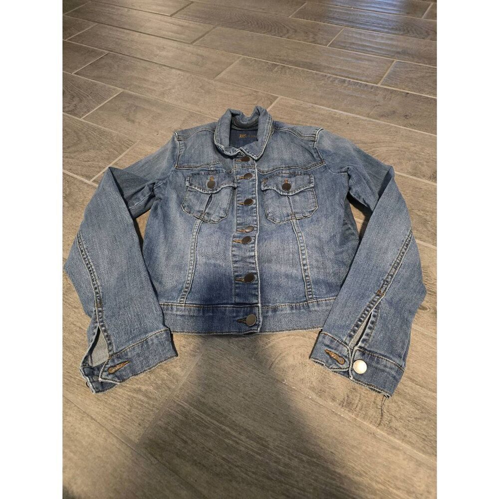 Women's Kut From The Kloth Amelia Denim Jean Jacket Size XS